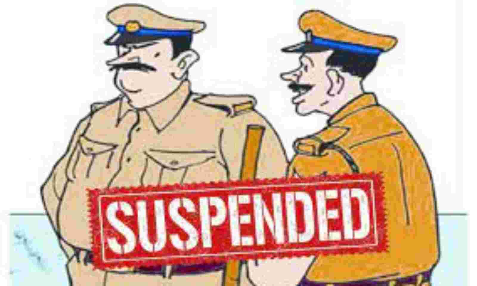 3 Policemen Suspended for illegal Recovery वीडियो वायरल होने के बाद सामने आया मामला