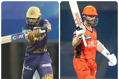 IPL 2022 में आज भिड़ेंगी कोलकाता नाइट राइडर्स और सनराइजर्स हैदराबाद