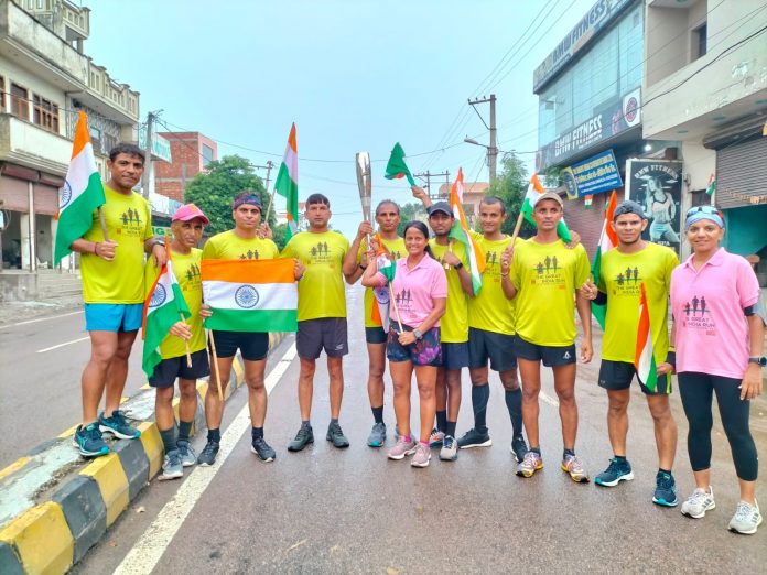 The Great India Run reached Sonipat
