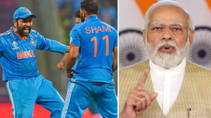 World Cup Cricket 2023: भारत के खाते में एक और जीत, पीएम मोदी ने दी अपने अंदाज में बधाई