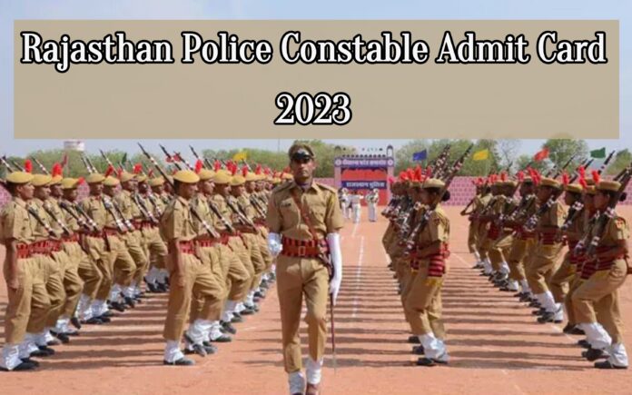 Rajasthan Police Constable 2023